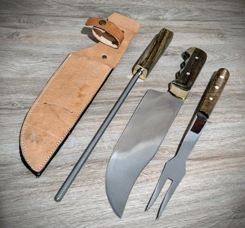 Imagen 2 de 10 de Regalo Día Del Padre Kit Asador 3