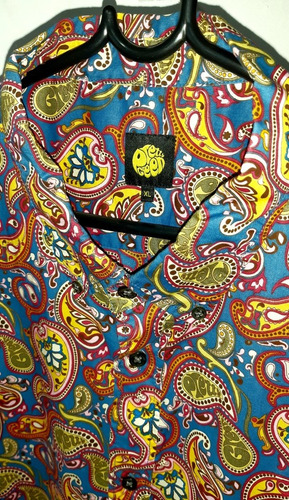 Imagen 2 de 3 de Camisa Pretty Green Paisley Xl Liam Gallagher