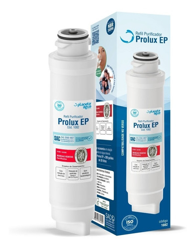 Refil Filtro Purificador De Água Pappca20 Prolux Ep Para Electrolux Pe10b E Pe10x - 1082