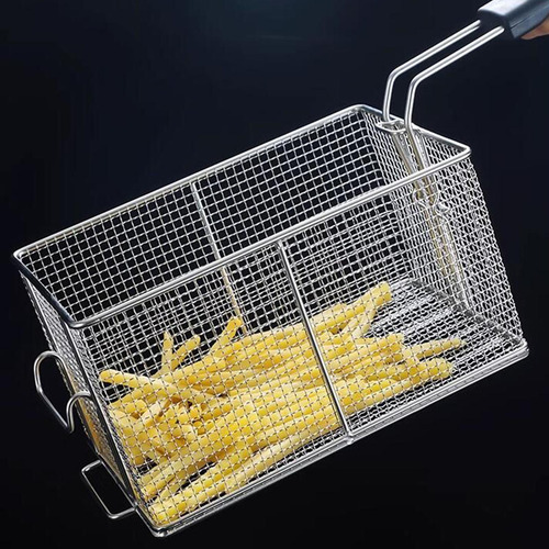 Cesta Para Freidora De Acero 20cm X 17,2cm X 10,5cm