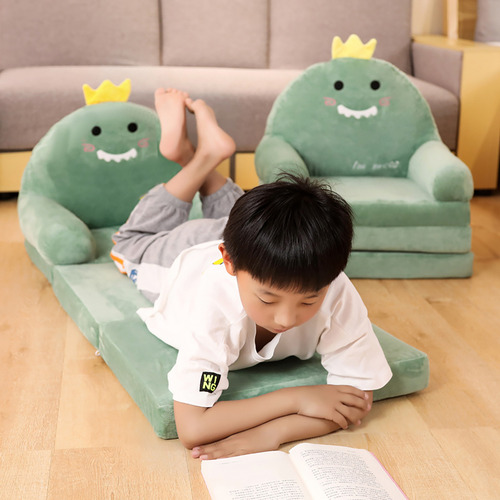Sillón Sofá Cama En 3 Niveles Muebles Para Niños Infantil Verde