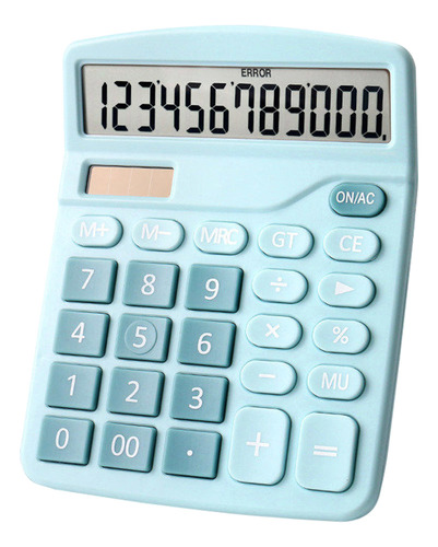 Wa Uma Calculadora De Mesa Com Display Lcd De 12 Dígitos,