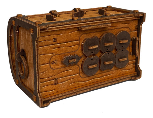 Wooden.city Caja De Rompecabezas Cofre Del Tesoro Monta.