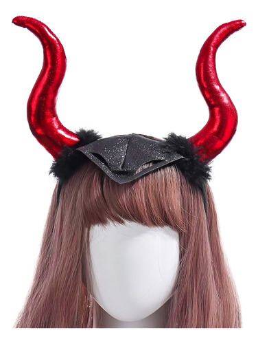 Tiara Chifre Malevola Diabinha Capetinha Fantasia Halloween