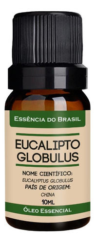 Óleo Essencial Eucalipto Globulus 10ml - Aroma Puro Natural