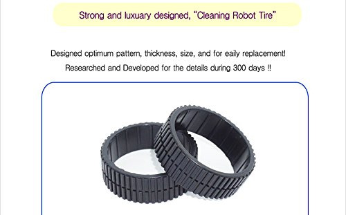 Neumático De Robot De Limpieza Para Irobot Braava 380t/375t/