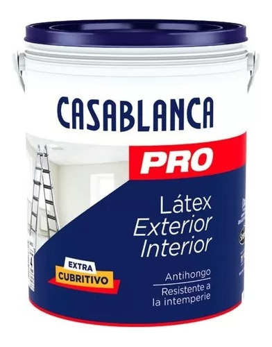 Pintura Casablanca Pro Interior Exterior Látex Lavable 20l