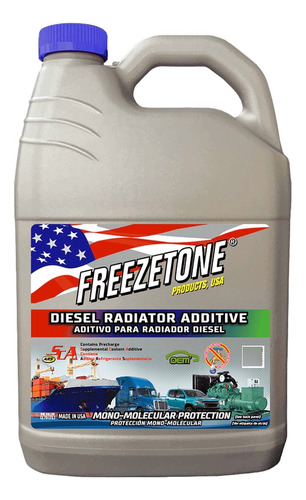 Refrigerante Freezetone 3,79 Lts Azul Motor Diesel Impor Usa