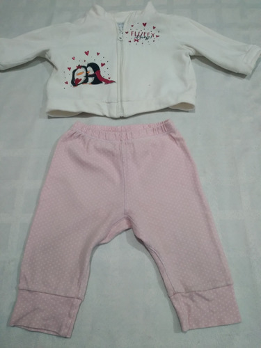 Conjunto Camperita Fagottino Y Pantalón Cheeky Bebé 6 Meses