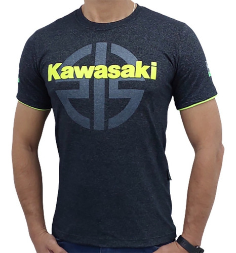 Camiseta Masculina Kawasaki Racing Team Ninja Versys Serie Z