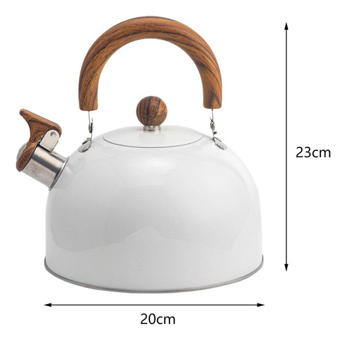 3l Stainless Steel Tea Pot For Stovetop Top Folding Handle