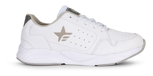 Zapatillas Footy Sch 36 Blanco Gris Niño