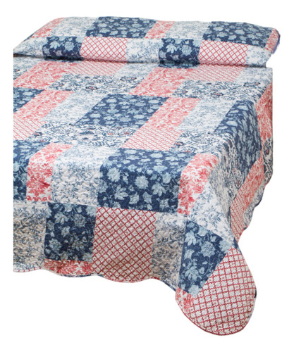Imagen 9 de 10 de Acolchado Danubio Bouti 2 1/2 Colcha 230 X 240 Queen Size