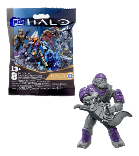 Halo Universe Serie 3 - Figura Brute Covenant Mega Construx