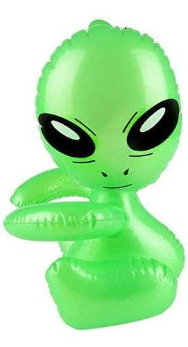 12.5  Verde Hinchable Marciano Baby Alien Prop Juguete Decor