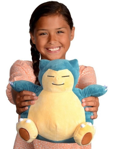 Imagen 4 de 6 de Peluche Pokemon Go Snorlax 28 Cm Original Art 95257