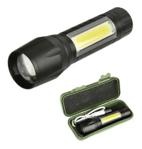 Mini Linterna Led Recargable Usb Luz Led Lateral Gancho 525
