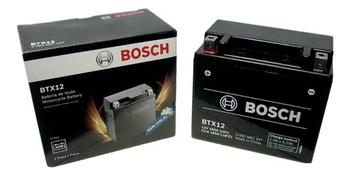 Bateria Moto Bosch Btx12 = Ytx12 12v 10ah Suzuki 650