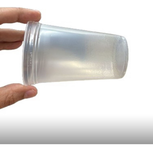 Copo Descartável Liso Para Chopp Copomais 330ml 200un Cor Translúcido