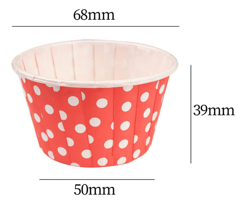 200x Revestimientos Para Cupcakes, Tazas Para Hornear, Caja