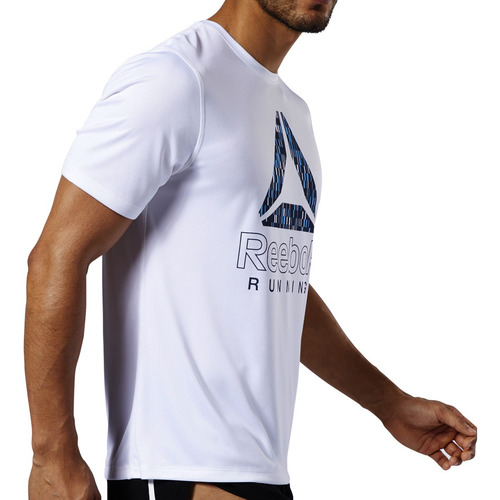 Remera Reebok Running Graphic Hombre Bl