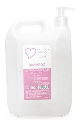 Imagen 1 de 1 de Shampoo Nov Trends Love Anti-age Anti-oxidante X1900 Ml