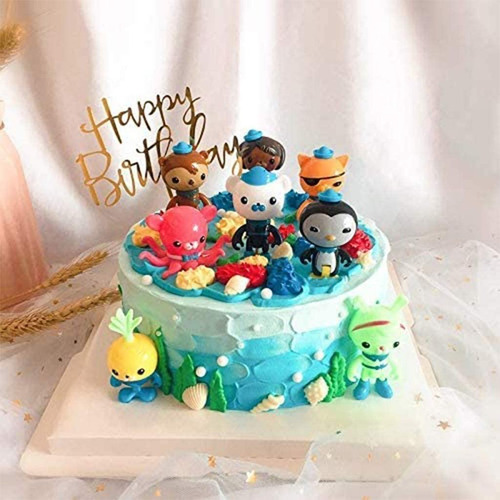 Imagen 3 de 3 de Paquete De 8 Figuras Octonauts Octo-crew De 2 A 3 Pulgadas