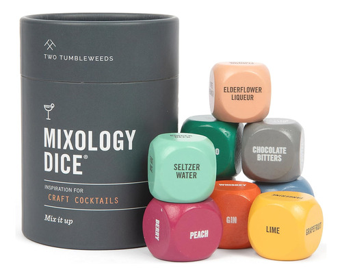 Mixology Dice - Nueva Edición | Juego De 9 Dados Para Inspir