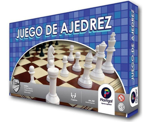 Juego De Mesa Clasico Ajedrez Plastigal Didactico Escolar