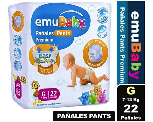 Pañal Emubaby Pants Premium Pull Up Elige Talla 