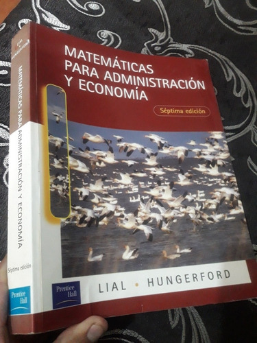 Libro Matemáticas Para Administración Y Economía Lial