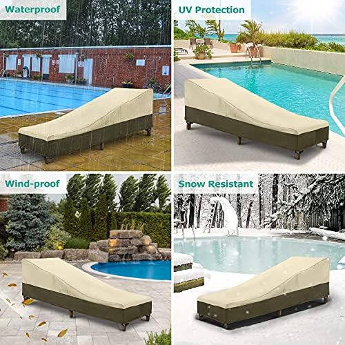Sunpatio Funda Para Tumbona Impermeable Para Exteriores, De