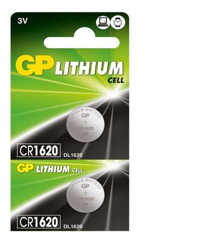 Pilas Lithium Gp 3 Voltios Cr1620 X 5 Uds