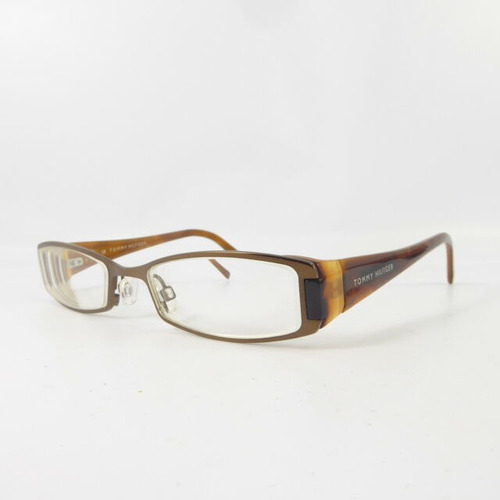 Lente Óptico Tommy Hilfiger Th22 Square Brown Tortoise Small