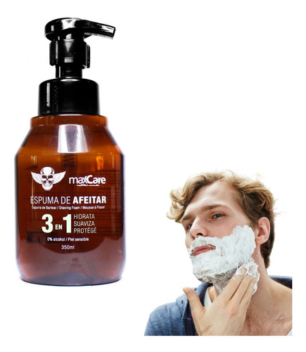Espuma De Afeitar 3 En 1 Max Care 350ml