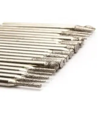 10 Piezas De De Grabado De Diamante De Disco Fino De 6 Mm Para Corte De Detalles, Eje De 1/8