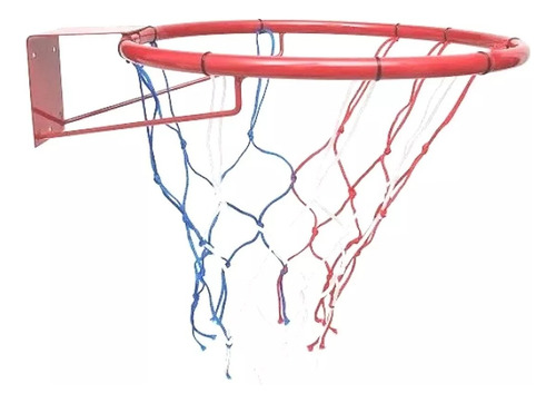 Aro De Basquet Basket Grande Nº 7 Con Red Para Pared 