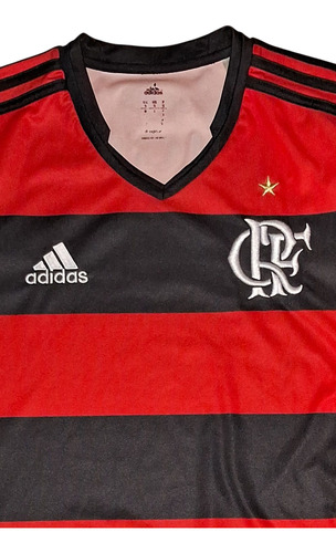 Camiseta De Flamengo De Brasil 2013 Adidas #9 Hernane (Usado)