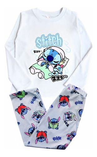 Pijama Manga Larga Invierno Niño Niña Personajes