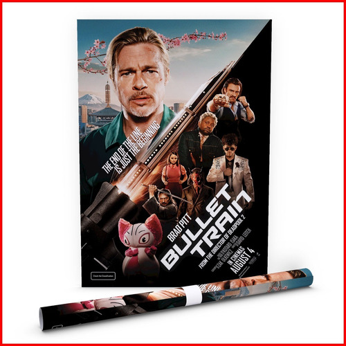 Poster Película Bullet Train Tren Bala Brad Pitt #03 40x60cm