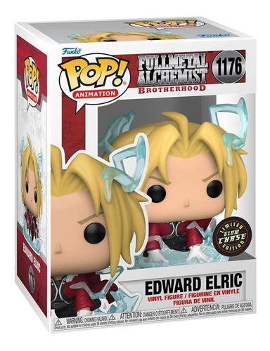 Funko Pop! Fma - Edward Elric #1176 Chase Glows In The Dark