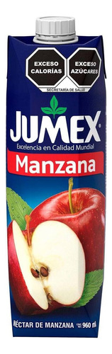 Jugo Jumex Sabor Nectar De Manzana Tetrapack 960ml