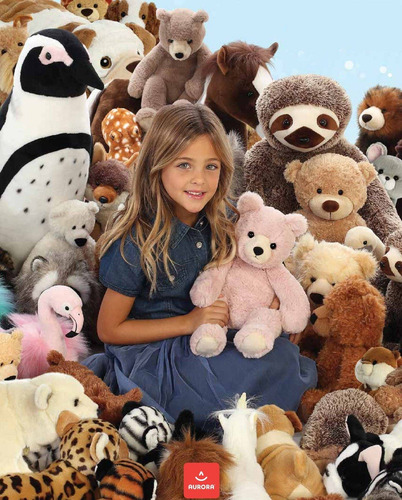 Imagen 8 de 10 de Peluche Morsa Titanio Brillante Juguete Aurora Niño Niña Ax®