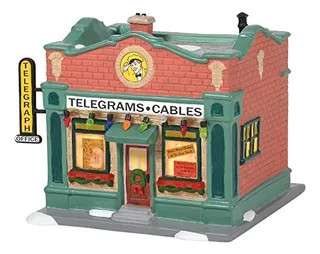 A Christmas Story Village Hohman Telegraph Office Lit B...