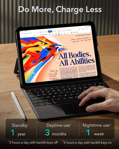 Funda Con Teclado Con Soporte Esr iPad Air 11 (m2) Ingles