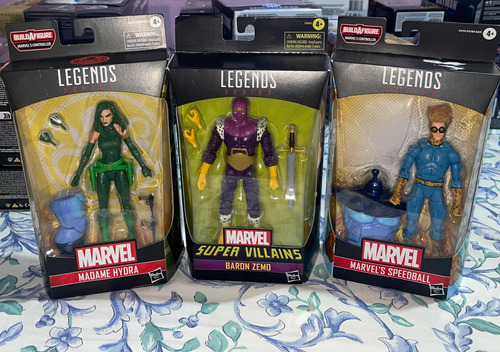 Marvel Legends, Madame Hydra, Marvels Speedball, Baron