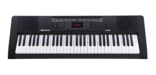 Imagen 1 de 2 de Teclado musical Parquer K150BK 61 teclas Negro