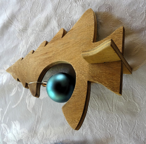 Arbolito De Navidad Para Decorar Tu Mesa. 24cm Alto