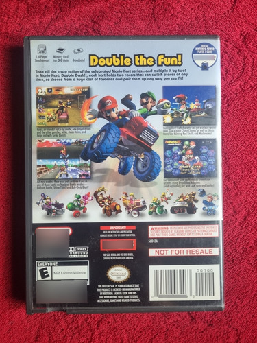 Mario Kart Double Dash Not For Resale Videojuego+ Caja (Usado)