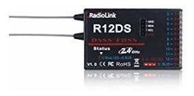 Radioenlace De 2,4 Ghz R12ds Rc Radio Receptor Soporte Sbus 